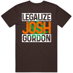 Legalize Josh Gordon Flash Cleveland Football Fan T Shirt