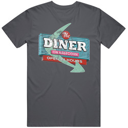 Diner On Abercorn Savannah Georgia Restaurant Worn Look T Shirt