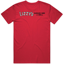 Lizzy's Burger Bar Savannah Georgia Restaurant Worn Look T Shirt