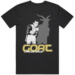 Carlos Ortiz Boxer Boxing Fan Goat T Shirt