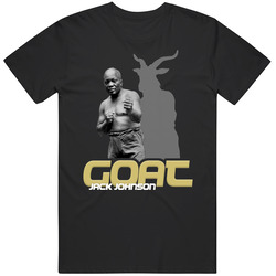 Jack Johnson Boxing Fan Goat T Shirt