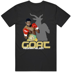 Azumah Nelson Boxing Fan Goat T Shirt