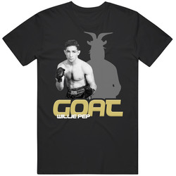 Willie Pep Boxing Fan Goat T Shirt