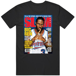 Slam Magazine Issue 89 Ben Wallace Popular Basketball Magazine Grunge 