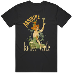 Absinthe La Fee Verte Alcohol Booze T Shirt