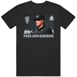 Free Jon Gruden Football Coach Fan T Shirt