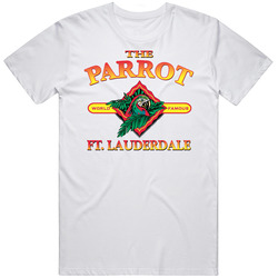 The World Famous Parrot Fort Lauderdale Restaurant Logo T Shirt