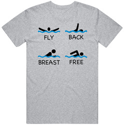 Fly Back Breast Free Swimmer T Shirt