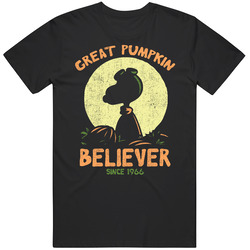 Great Pumpkin Believer Since 1966 Charlie Brown Snoopy Halloween T Shi