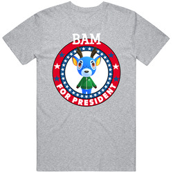Bam For President Animal Crossing T Shirt
