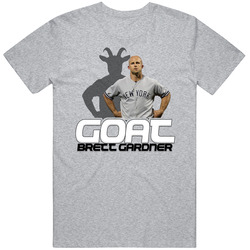 Brett Gardner Goat Greatest Of All Time Baseball Player Fan T Shirt