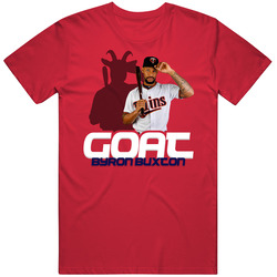 Byron Buxton Goat Greatest Of All Time Baseball Player Fan T Shirt
