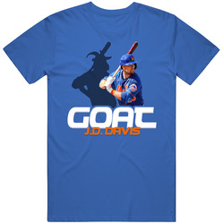 Jd Davis Goat Greatest Of All Time Baseball Player Fan T Shirt
