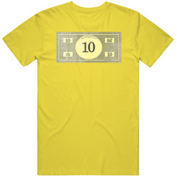 Monopoly Money 10 Dollar Bill Vintage Fun T Shirt