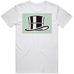 Top Hat Monopoly Game Piece Fun T Shirt