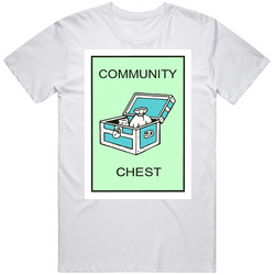Community Chest Card Monopoly Board Game Fun T Shirt