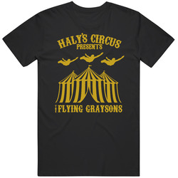 Halys Circus Presents The Flying Graysons Batman Comic Book Fan T Shir