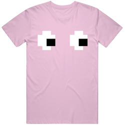 Pacman Pink Ghost Halloween Costume T Shirt