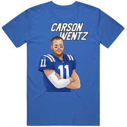 Carson Wentz Illustration Football Quarterback Fan T Shirt