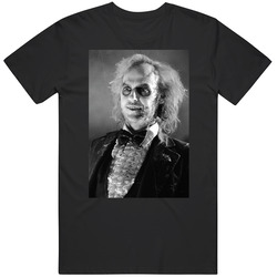 Beetlejuice Michael Keaton Portrait 80's Film T Shirt