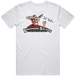 Longhorn Saloon Popular Fort Worth Texas Restaurant T Shirt