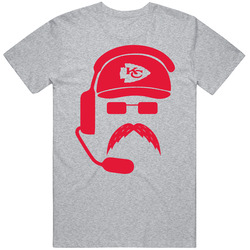 Andy Reid Kansas City Football Fan Illustration Baseball Raglan T Shir