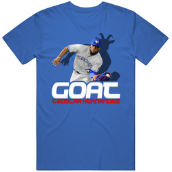 Teoscar Hernandez Goat Greatest Of All Time Baseball Player Fan T Shir