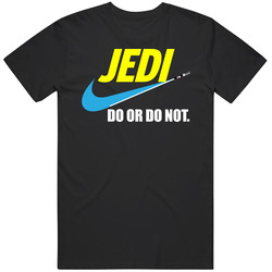 Jedi Star Wars Swoosh Mashup Sci Fi Fan T Shirt
