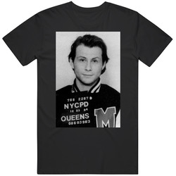 Christian Slater Retro Actor Mugshot T Shirt