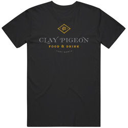 Clay Pigeon Popular Fort Worth Texas Restaurant T Shirt