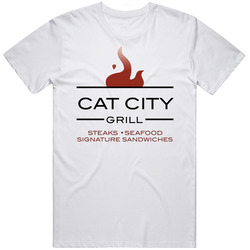 Cat City Grill Popular Fort Worth Texas Restaurant T Shirt