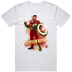 Captain George Kittle Superhero San Francisco Football T Shirt