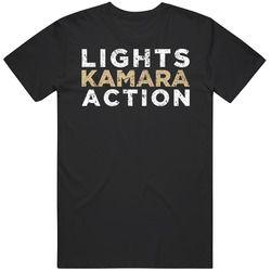 Alvin Kamara New Oreleans Football Lights Kamara Action T Shirt