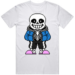 Undertale Video Game Character Skeleton Sans T Shirt