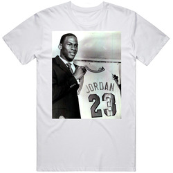 Michael Jordan Draft Vintage Look T Shirt
