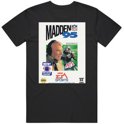 Madden 95 Football Sega Genesis Cover Fan T Shirt