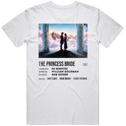 The Princess Bride Movie Stat Card Grunge Vintage 80's Film T Shi