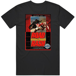 Road Rash Sega Genesis Cover Grunge T Shirt