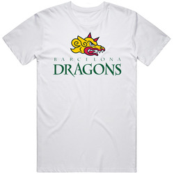 Barcelona Dragons Europe American World League Football Team Logo T Sh