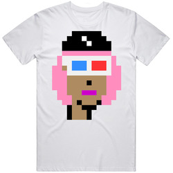 Cryptopunk6994 Crypto Collectibles 8-bit Character T Shirt
