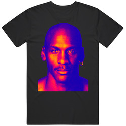 Michael Jordan Vibrant Retro Colour T Shirt