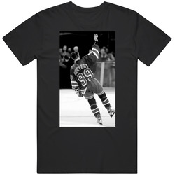 Wayne Gretzky Last Game Iconic Image Hockey Legend T Shirt