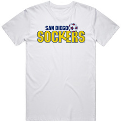 San Diego Sockers World Indoor Soccer League Team Logo T Shirt