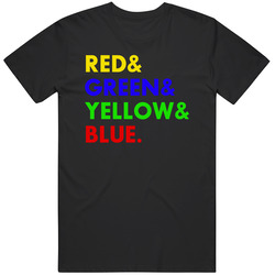 Red Green Yellow Blue Wrong Color Funny T Shirt