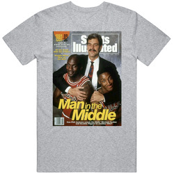 Phil Jackson Michael Jordan Scottie Pippen Man In The Middle Sports Il