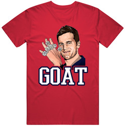 Tom Brady 7 Rings Goat Champion Tampa Bay Legend Funny T Shirt