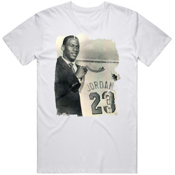 Michael Jordan Draft Photo Vintage Look T Shirt