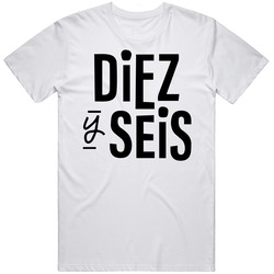 Diez Y Seis South Beach Restaurant Logo T Shirt