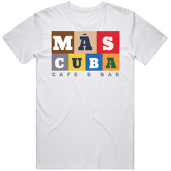 Mas Cuba Miami South Beach Restaurant Logo T Shirt