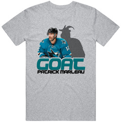 Patrick Marleau Goat Greatest Of All Time Hockey Player Fan T Shirt